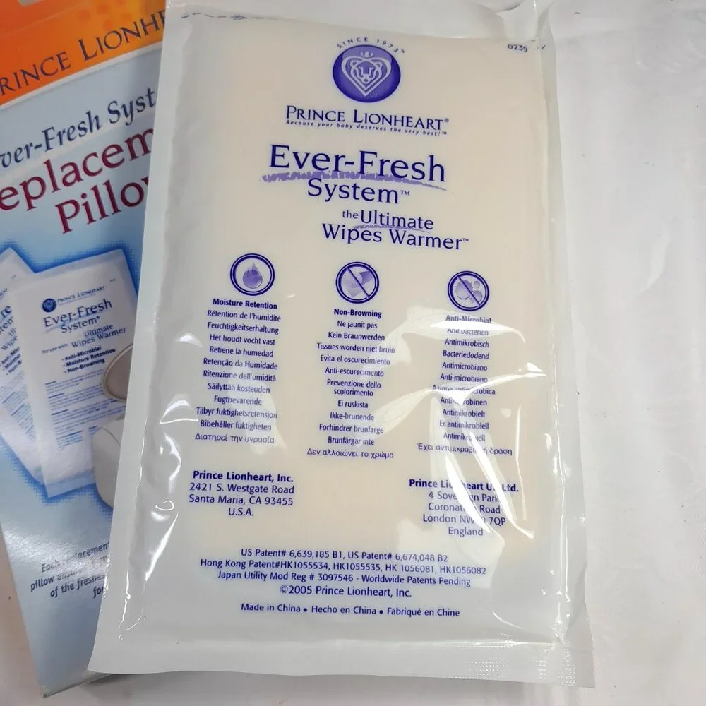 Prince Lionheart EverFresh System Replacement‎ Pillow for Wipe Warmers 0239 READ